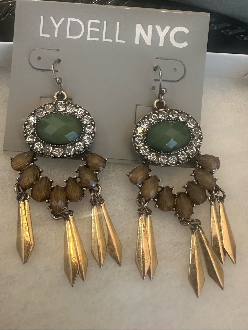 Lydell NYC statement dangle earrings
